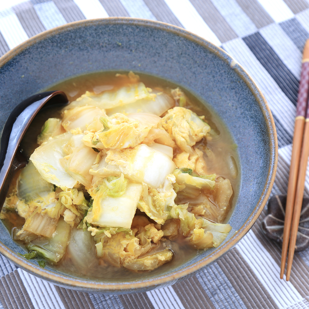 松本さん家の白菜と卵のあったか煮
