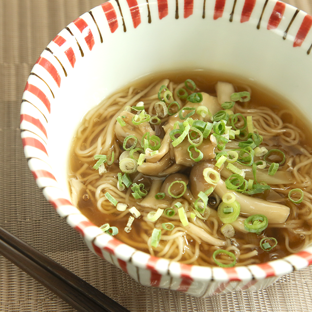 八木さん家のキノコたっぷりのあんかけそうめん