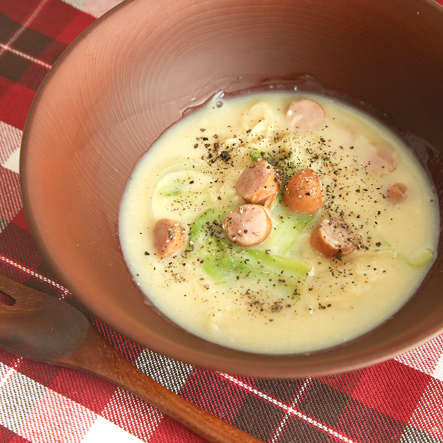 佐藤さん家の野菜たっぷりスープパスタ風