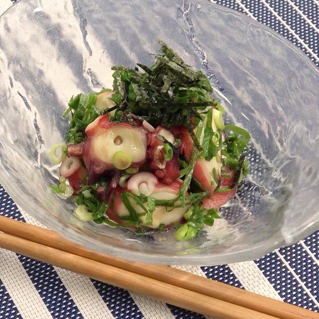 簡単レシピ愛好家さんのたこねぎ大葉