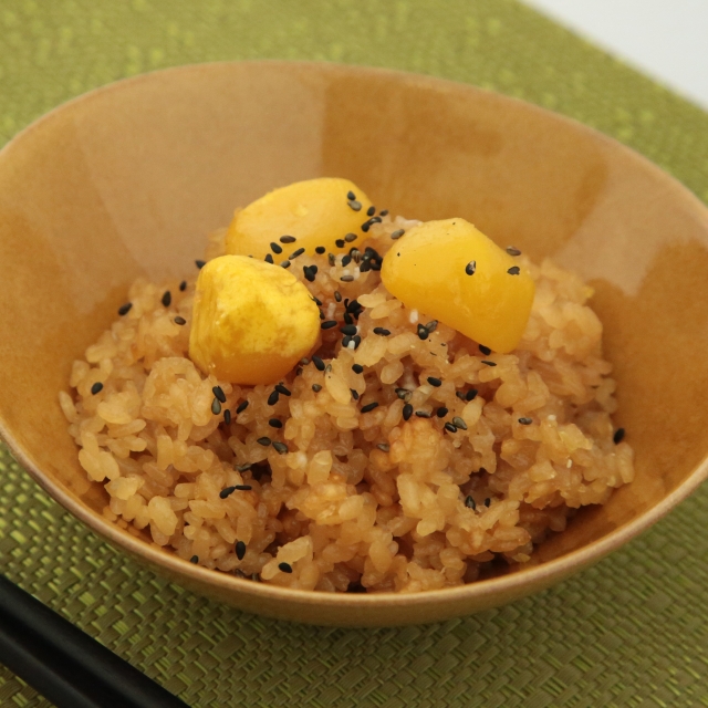 簡単レシピ愛好家さんのくり甘露煮の炊き込みご飯